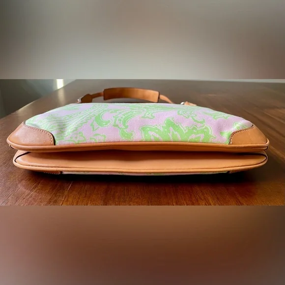 Vintage Coach Pink & Green Paisley Girlie Hobo Y2K 2001 - Picture 10 of 15